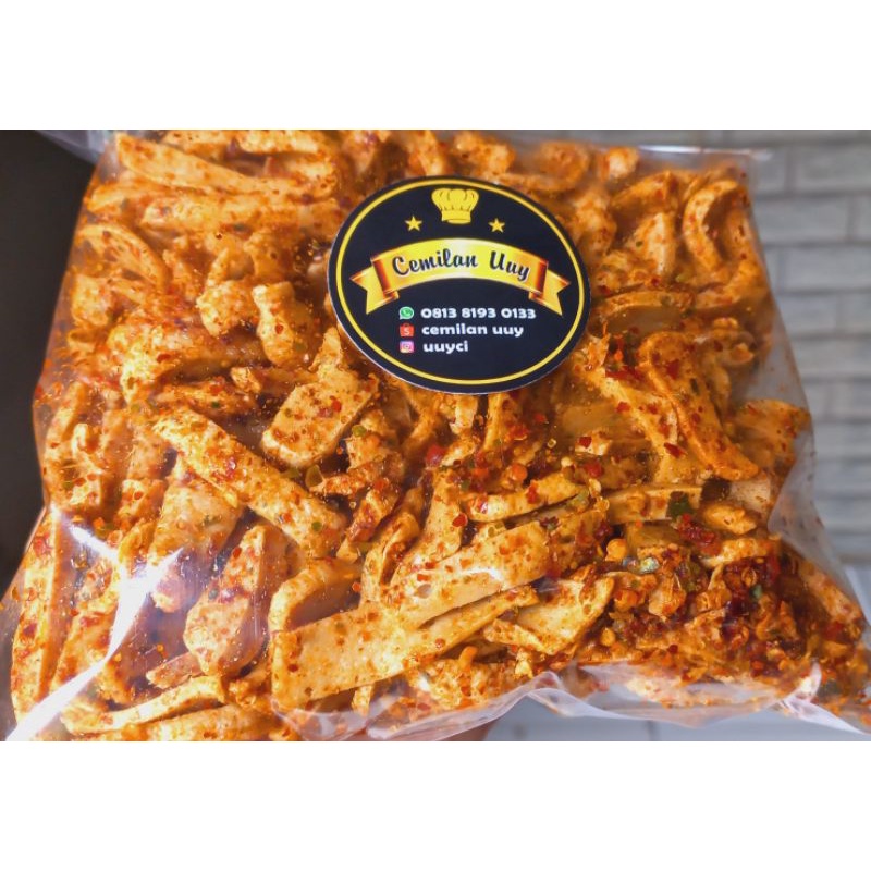 

basreng murah kriuk pedes hots daun jeruk