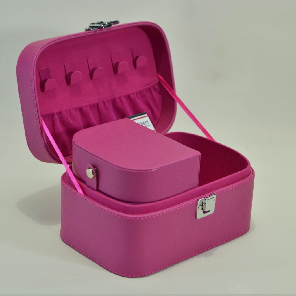 Jewelry Box / Tempat Perhiasan / Kotak Perhiasan dan Accesories (Magenta)