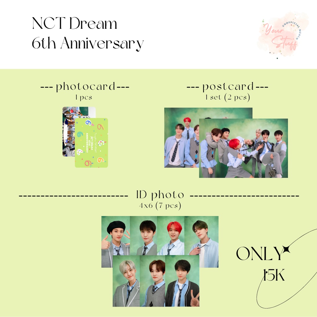 NCT DREAM 6TH ANNIVERSARY SET