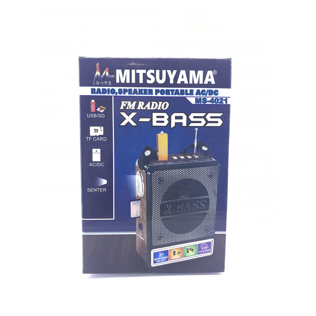 Radio Speaker Portable AC/DC MS-4021 MITSUYAMA