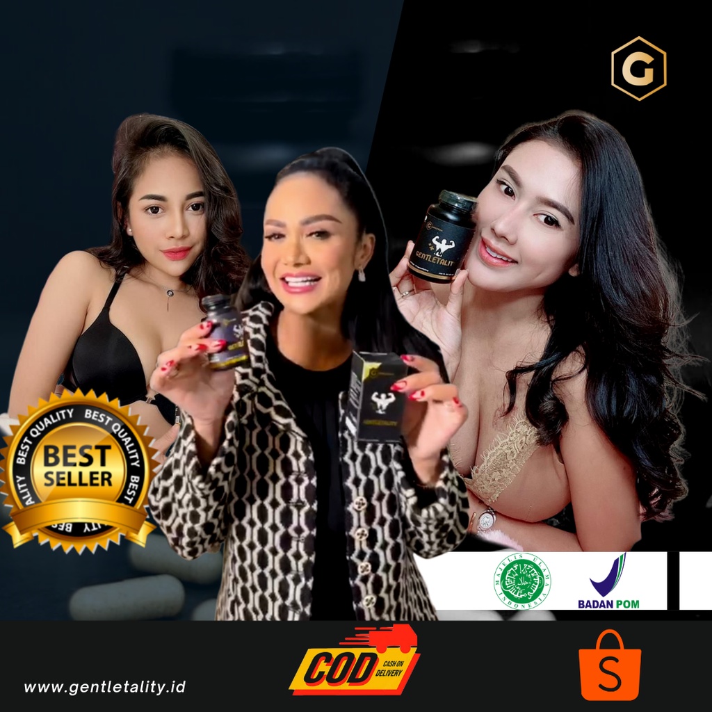 Terlaris! Obat Kuat Pria Dewasa Herbal Alami Gentletality BPOM & Halal
