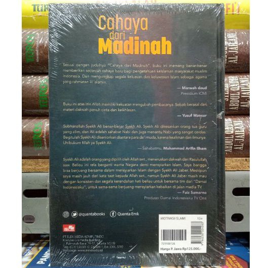 Buku Cahaya Dari Madinah Syekh Ali Jaber /ORIGINAL