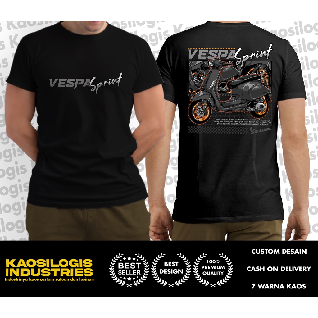 Kaos Vesmet Sprint Sunmori Mode Rider Vesmet Motor Hipe 2022 - Kaosilogis