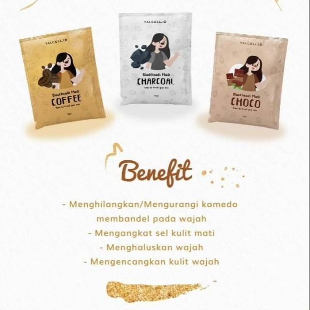 Masker komedo/blackhead mask