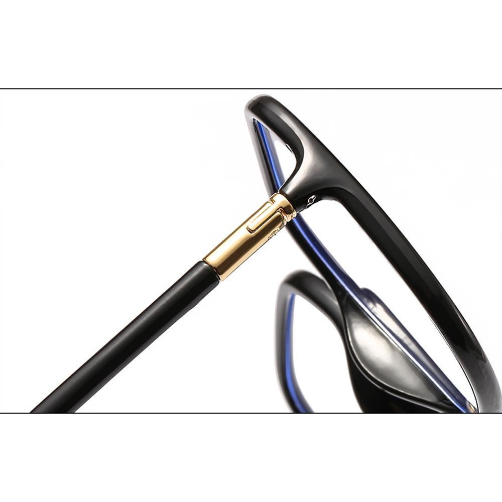 Populer Kacamata Persegi Wanita Pria Vision Care Portable Spectacles Optical Glasses