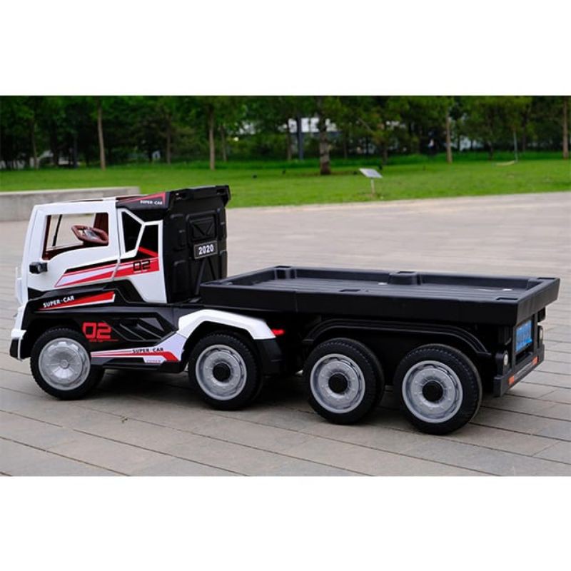 MOBIL TRUCK TRAILER STYLE 12VOLT JOK KULIT BAN KARET