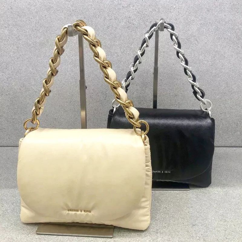 CK Bea Braided Chain Handle Bag