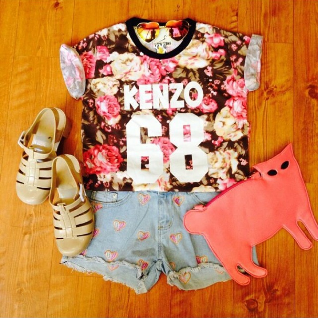 Kenzo 68 top blouse kaos bangkok