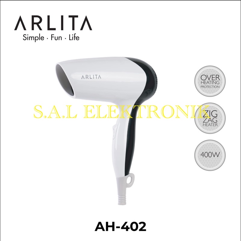 Hair dryer Arlita 400,401,402 pengering rambut by kirin