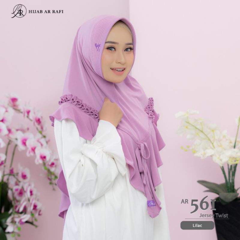 Arrafi Hijab Kode AR 561-Lilac