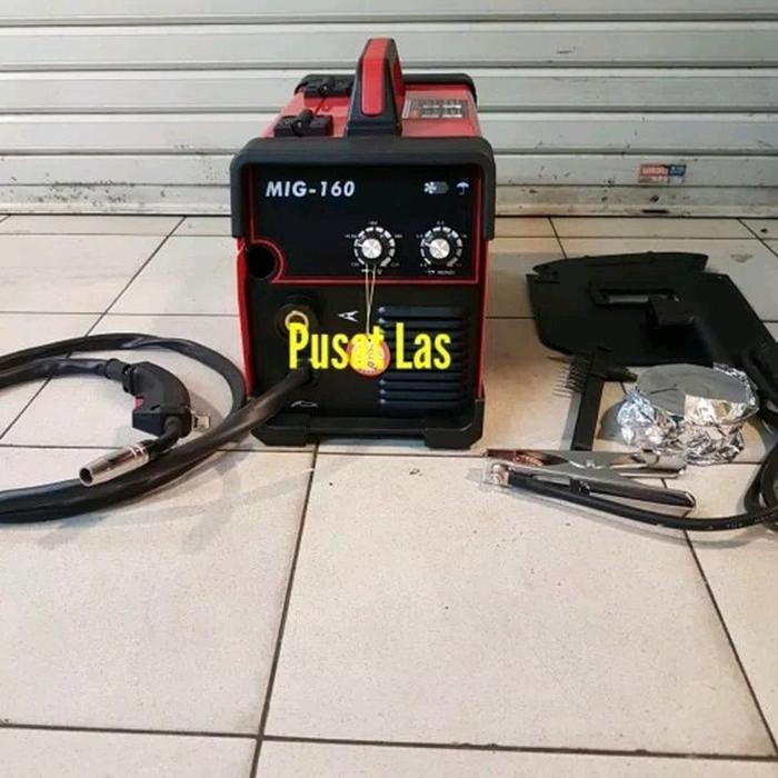 Mesin Las Inverter Tidak pakai gas CO Co2 MIG160 MIG160A MIG-160A