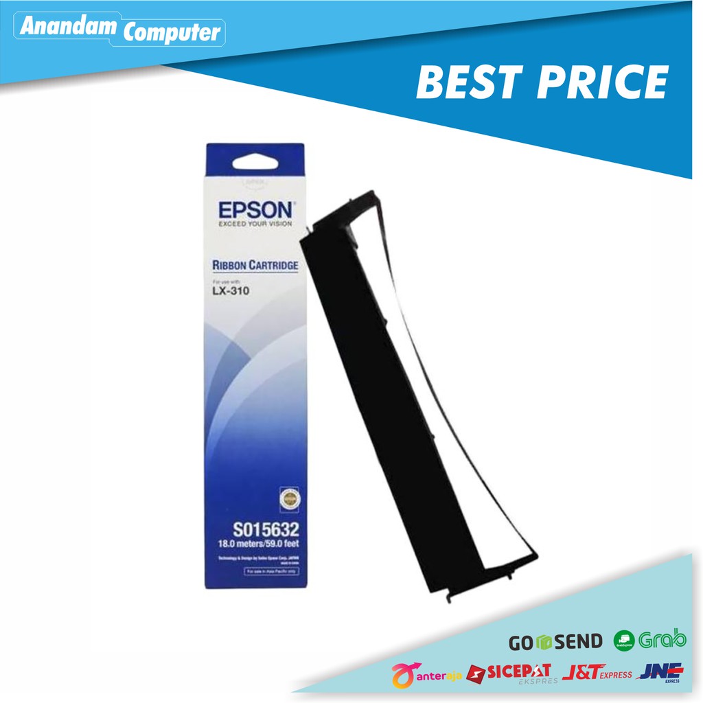 Ribbon Epson LX310 LX 310 Original Pita Cartridge LX-310