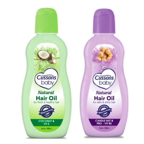 Cussons Baby Natural Hair Oil 100ml / Minyak Rambut Bayi