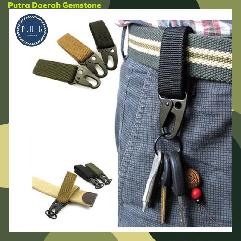 Gantungan Kait Sabuk Kunci Ransel Hiking/ Quickdraw Carabiner CA-116