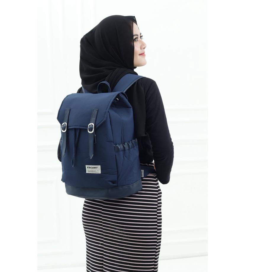 DEALS|SQ16|Ransel Wanita Escortbags Tas Laptop Ransel Laptop 14 inch