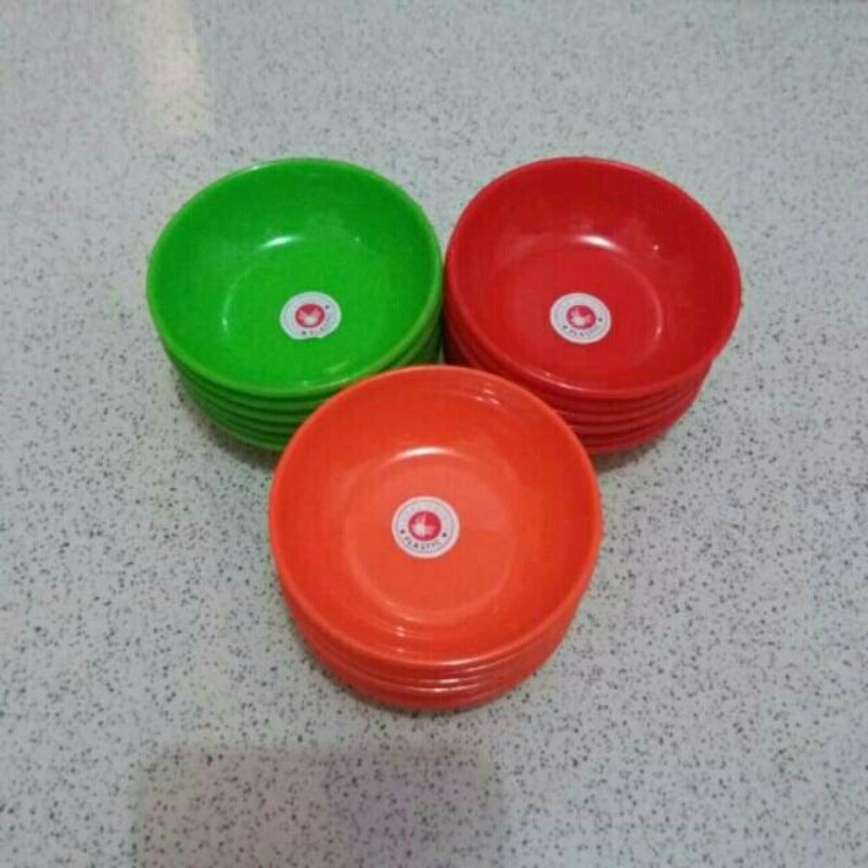 Piring Sambal Melamin Kecil / Tempat Sambal / Piring Bumbu