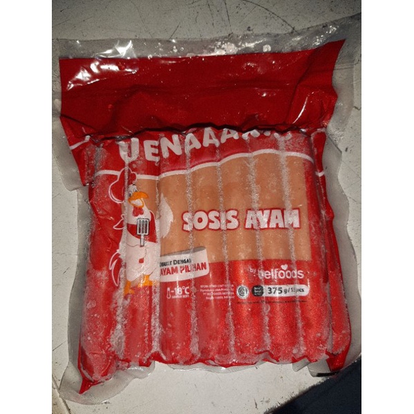 

SOSIS BELFOODS AYAM 375gram (kemasan baru)