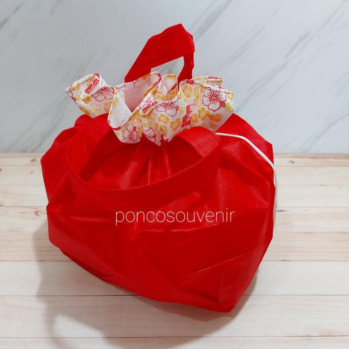 

Ready Goodie Bag / 1 Lusin Tas Serut Tatakan 20X20 Spunbond Besek/ Box Nasi Berkualitas