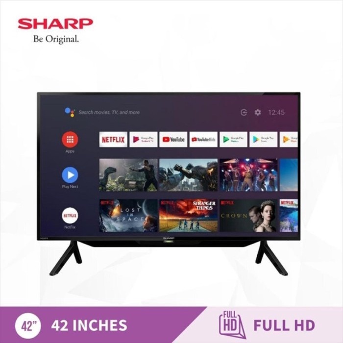 SHARP LED Android TV FHD 42 Inch 2TC 42BG1i 42BG GARANSI RESMI