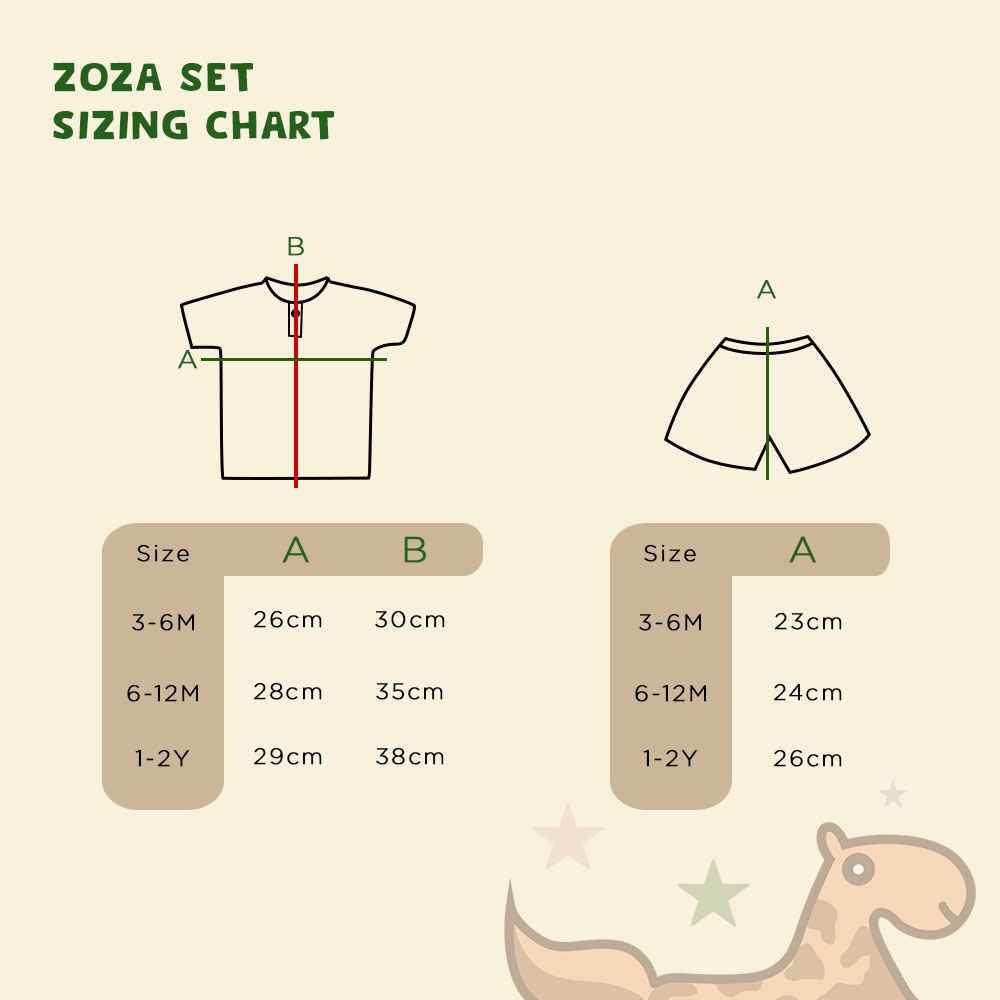 SETELAN BAYI DAN ANAK PUER'S ZOZA SET (SETELAN ANAK)