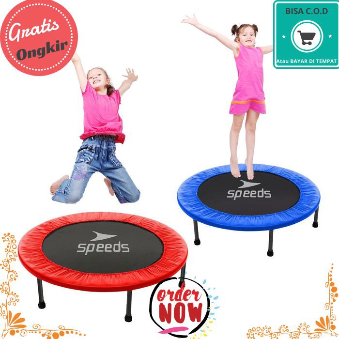 Jual COD 139 Alat Lompat Anak Sedang Trampoline Trampolin 36" inch 97Cm