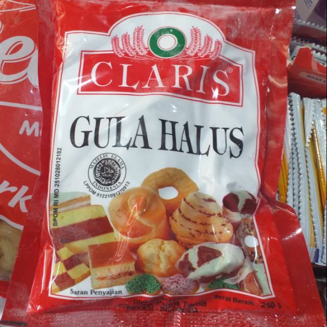 

Gula Halus Claris Merah 250 gr