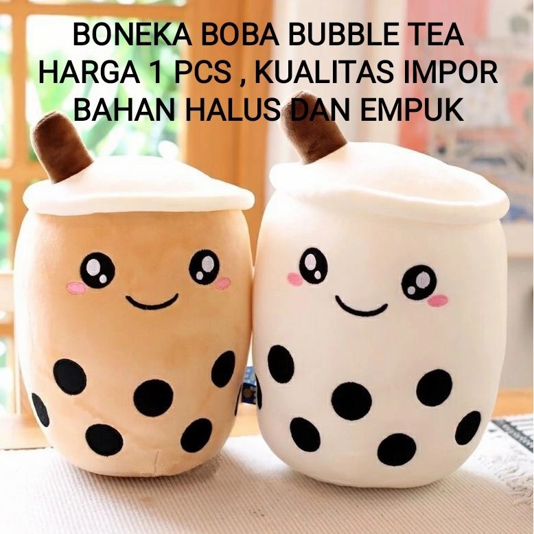 MOMBABY1 Kado mainan Anak Cewek Boneka Boba Bubble tea / Boneka Bobba Milk Tea