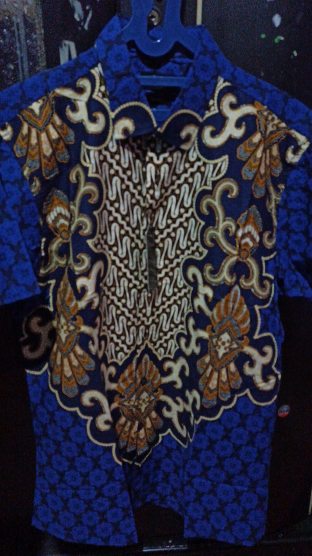 Odza Classic Baju Batik Jonasan Lengan Pendek Pria Slim Fit Kemeja Sogan Solo Modern