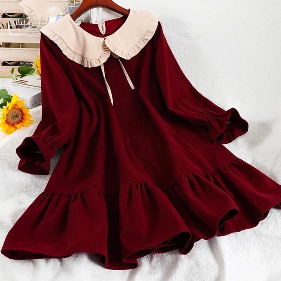 (SALE) Molly Long Tunik - Size M L XL XXL 3XL 4XL/5L - Tunik Jumbo - Baju Jumbo - Tunik Korea Jumbo 