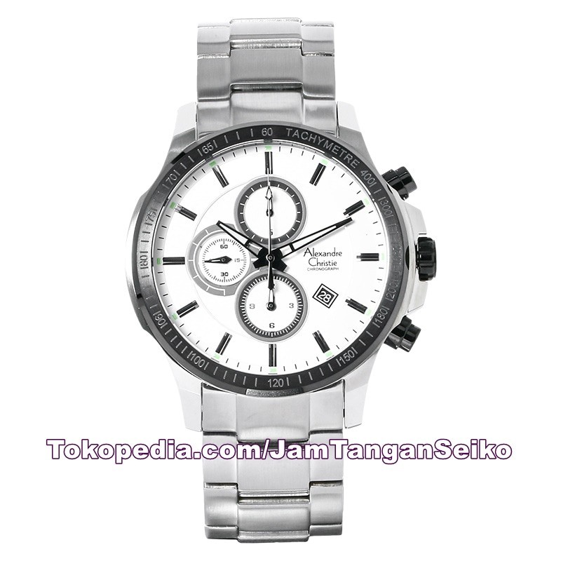 Jam Tangan Pria Alexandre Christie AC 6352 MC BTBSL Original Stainless