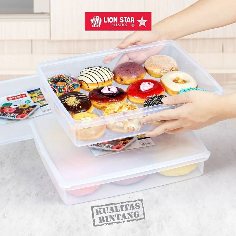 [ Promo ] Kotak box kue, donat LION STAR Dicky K-5 asli original