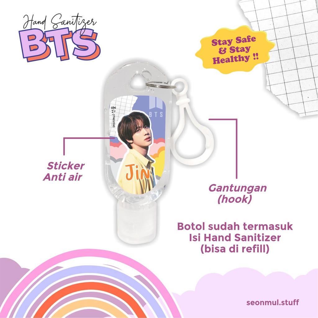 PALING VIRAL!!! HAND SANITIZER KPOP BTS PERMISSION TO DANCE / HAND SANITIZER GEL BTS 30 ml