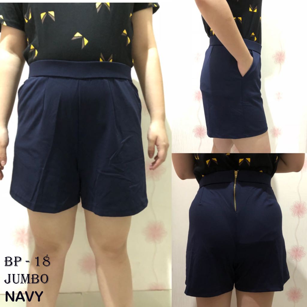 BP18 -PANTS  STANDAR &amp; JUMBO - BAWAHAN CELANA  PENDEK MODERN