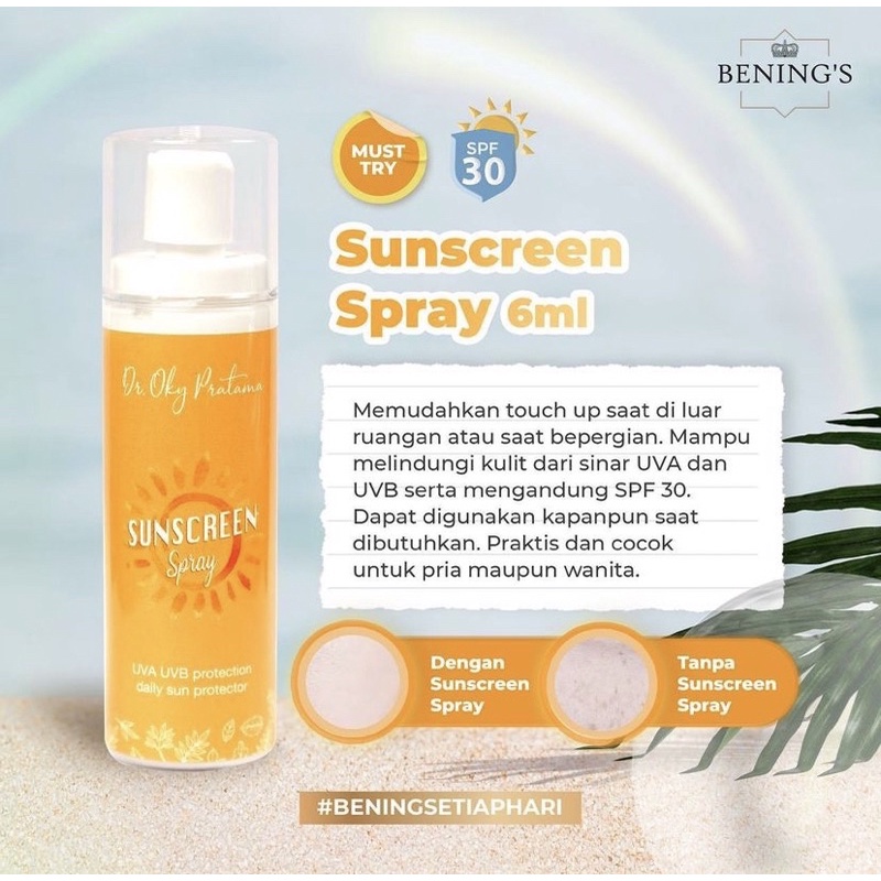 SUNSCREEN SPRAY BENING'S