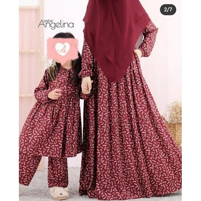 Bella dress Agustus classic ornament gamis atelier angelina AA 2xl
