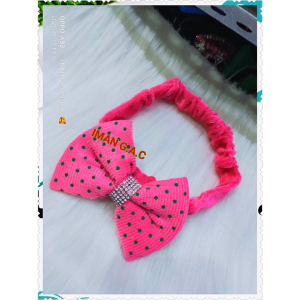 Bando anak 0_2thn.bandana anak pita lucu.