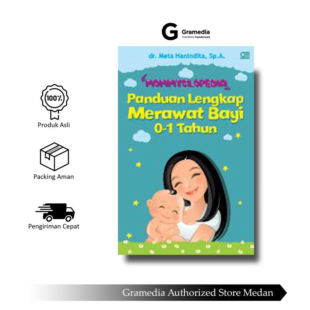 Gramedia Medan - MOMMYCLOPEDIA: PANDUAN LENGKAP MERAWAT BAYI ( 0-1 TAHUN )
