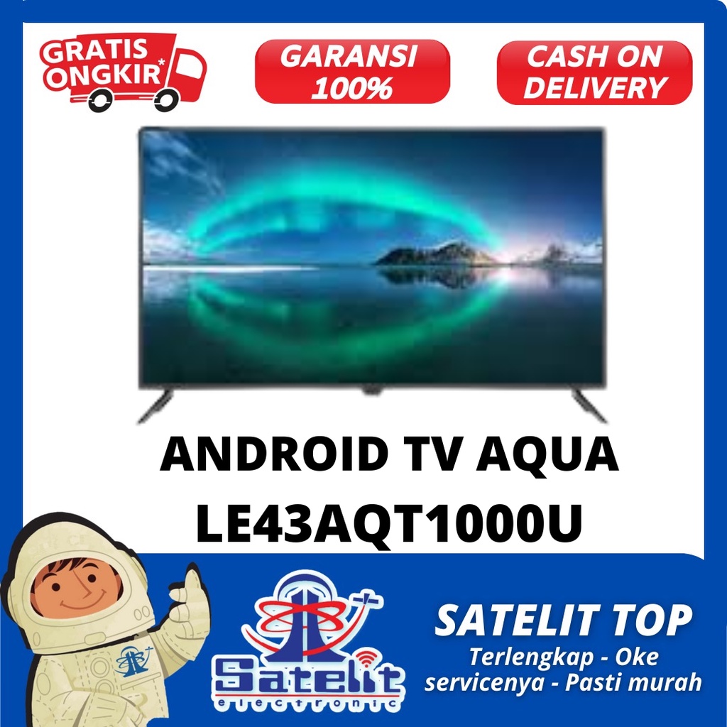 LED TV / TELEVISI AQUA LE43AQT1000U