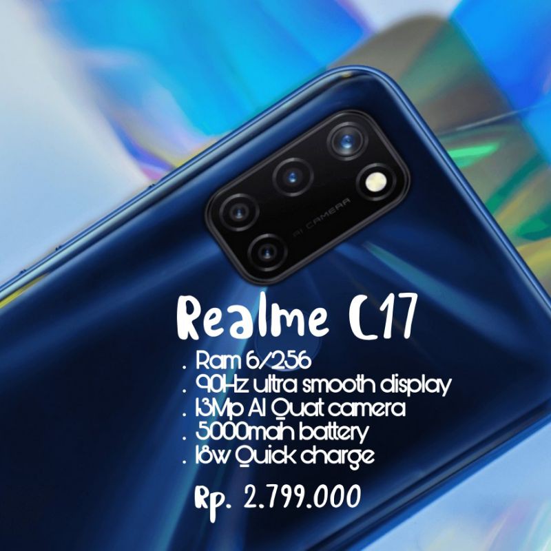 Realme C17 ram 6/256