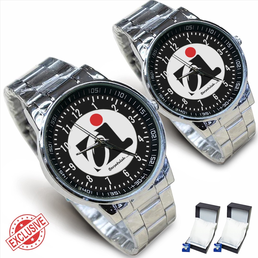 Jam Tangan Rantai Couple ORANG INDONESIA - 1 (Mantul)