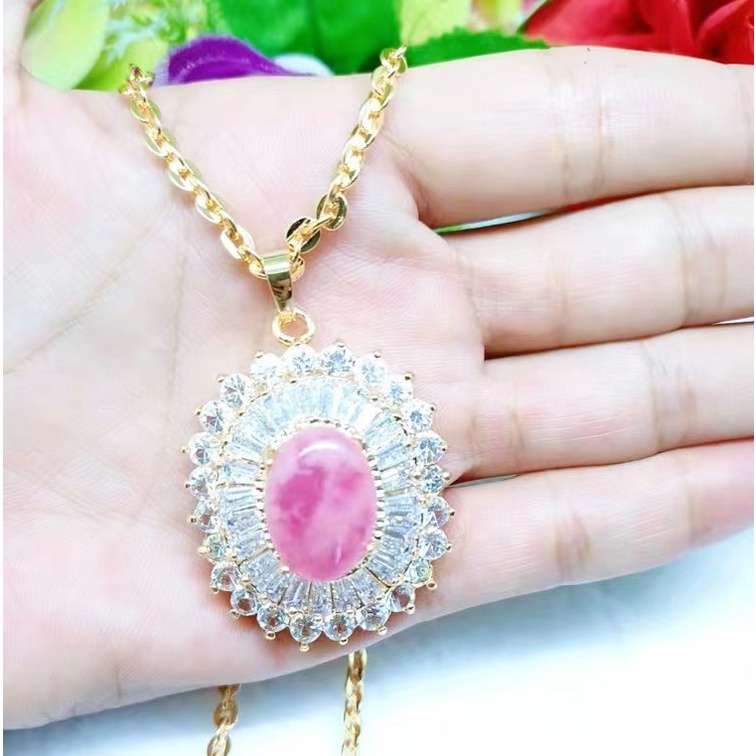 Kalung Xuping Permata Warna Warni Perhiasan Fashion F87-89