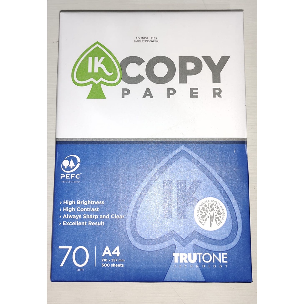 

KERTAS HVS IK COPY PAPER 70 GR