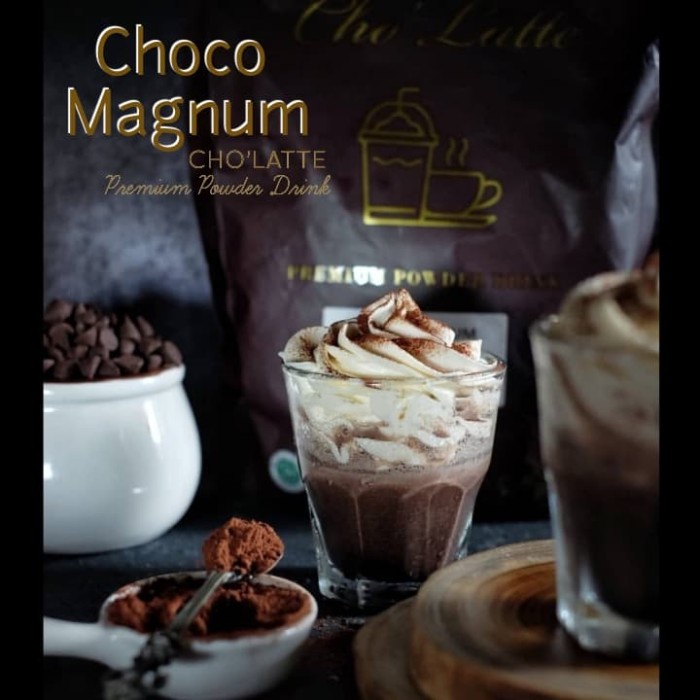 

b01n1nh Choco Magnum Cholatte Powder Drink Bubuk Minuman Rasa Cokelat Magnum Ds201Fs