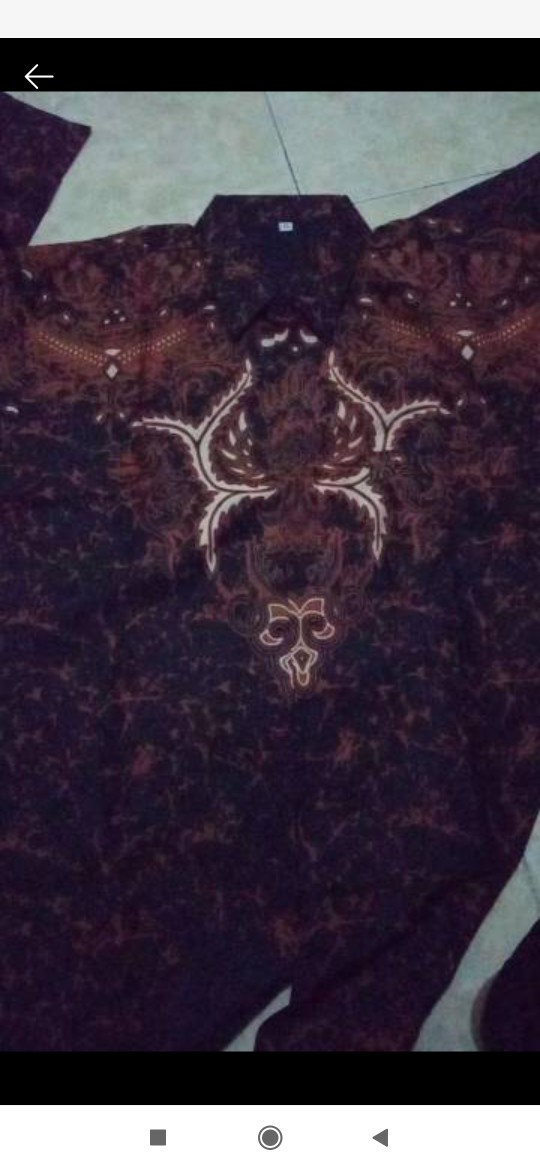 Batik Pria Lengan Panjang Lapis Furing Katun Primisima Batik Solo