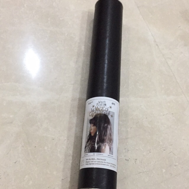 Taeyeon Concert Merchandise Poster- The Magic Of Christmas Time Concert - This Christmas - with Tube