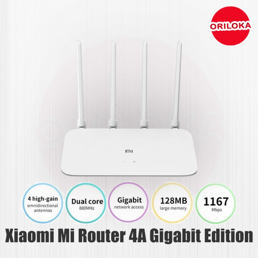 Mi Wifi Router 4A Gigabit Version - Garansi Resmi