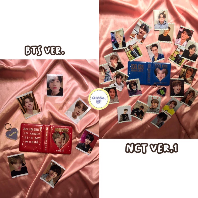 Album Photocard NCT BTS Heart Shaped Bentuk Hati Binder Collect Book