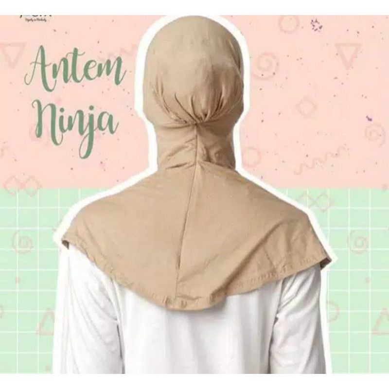 Inner Hijab Premium ANTEM NINJA Resleting ANTI TEMBEM