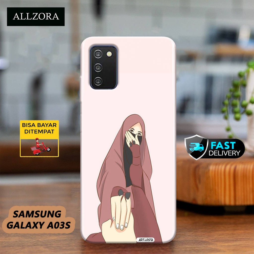 Case Samsung Galaxy A03s Terbaru - Fashion Case HIJAB - Casing Hp Samsung Galaxy A03s Terbaru - Soft