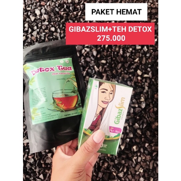

PAKET HEMAT GIBAZSLIM+TEH DETOX